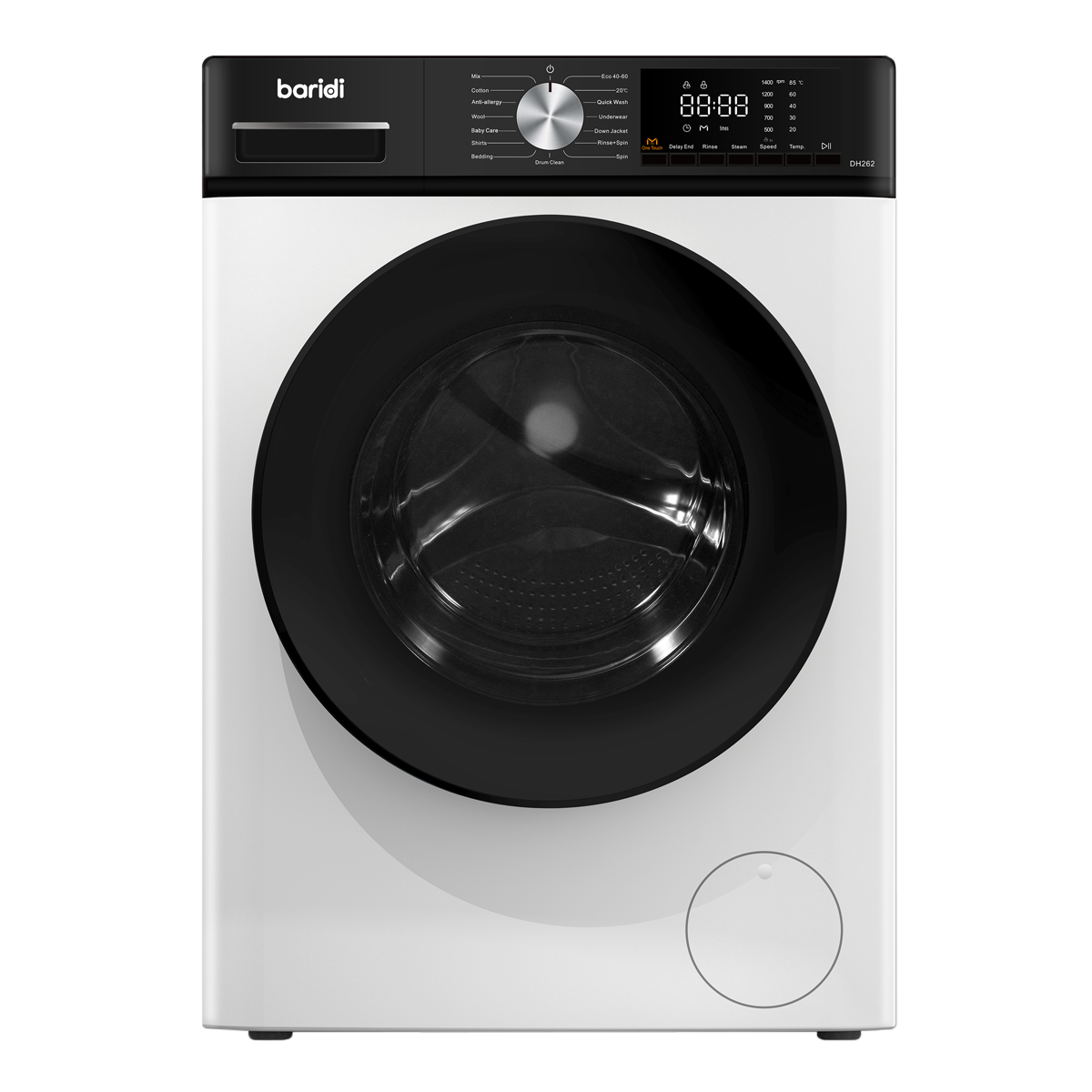 Sealey 8kg Washing Machine, Front Loading, 1400rpm Energy Rating A – White Model No-DH262