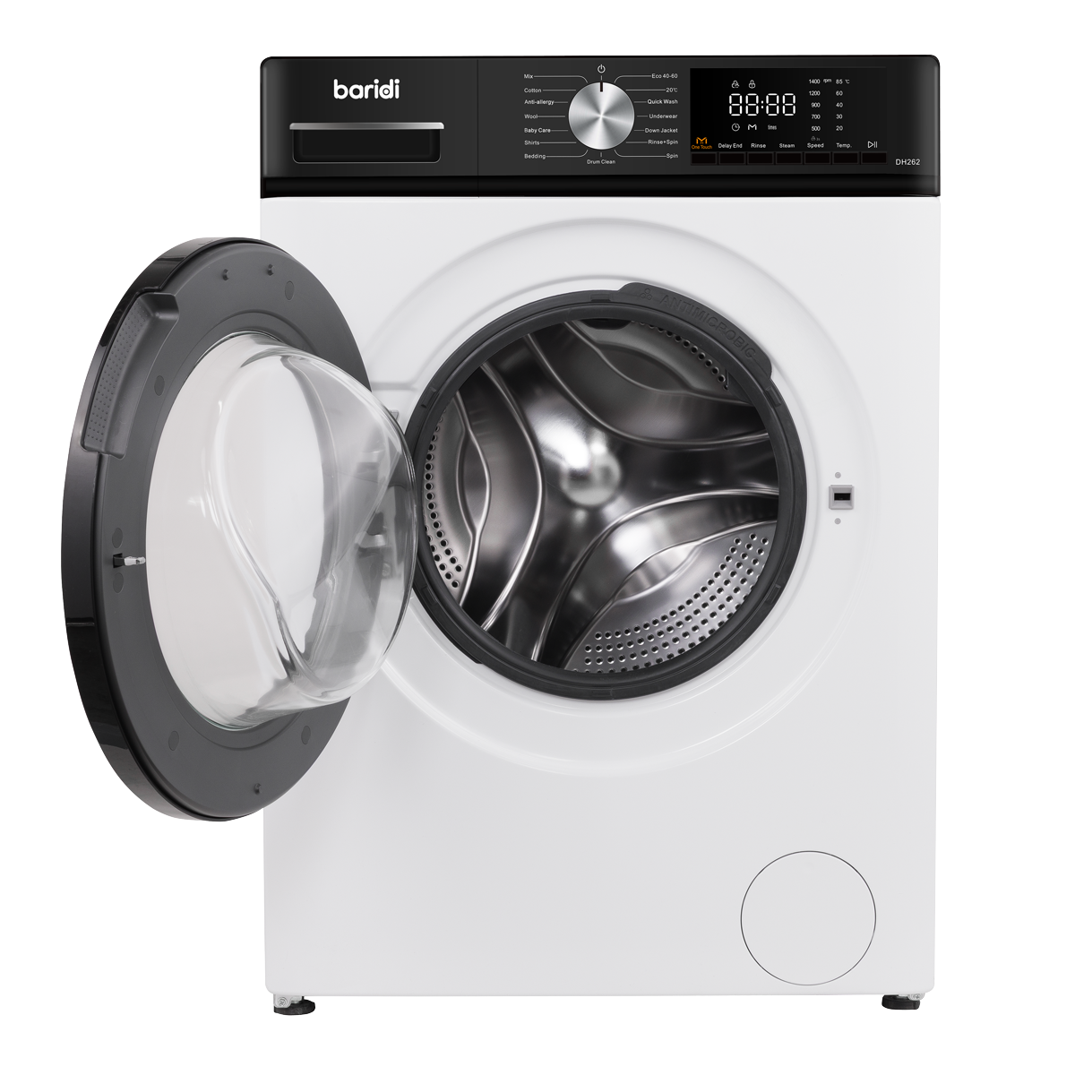 Sealey 8kg Washing Machine, Front Loading, 1400rpm Energy Rating A – White Model No-DH262