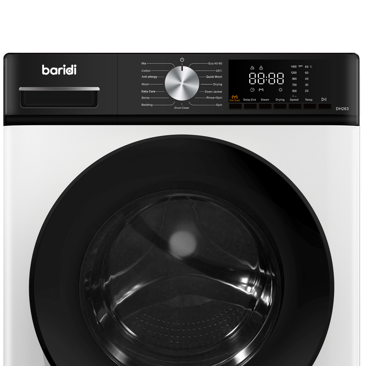 Sealey 8/5kg Washer Dryer, Front Loading, 1400rpm Energy Rating A – White Model No-DH263