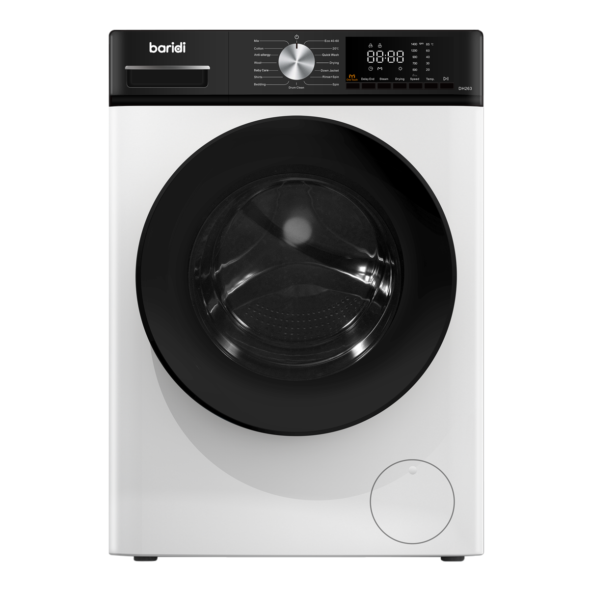 Sealey 8/5kg Washer Dryer, Front Loading, 1400rpm Energy Rating A – White Model No-DH263