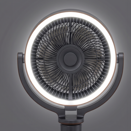 Sealey Baridi 12" Pedestal Fan with Remote Control, Back Light & 12hr Timer - Grey Model No-DH264