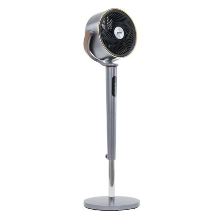 Sealey Baridi 12" Pedestal Fan with Remote Control, Back Light & 12hr Timer - Grey Model No-DH264