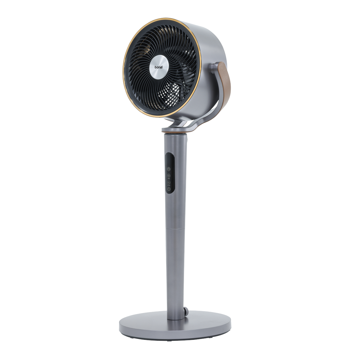 Sealey Baridi 12" Pedestal Fan with Remote Control, Back Light & 12hr Timer - Grey Model No-DH264
