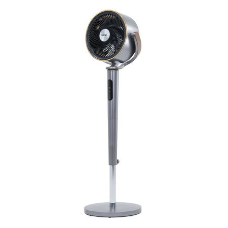 Sealey Baridi 12" Pedestal Fan with Remote Control, Back Light & 12hr Timer - Grey Model No-DH264