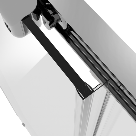 Sealey Sliding Shower Door 1000 x 1850mm, 6mm Tempered Glass, Reversible - Chrome Model No-DH292