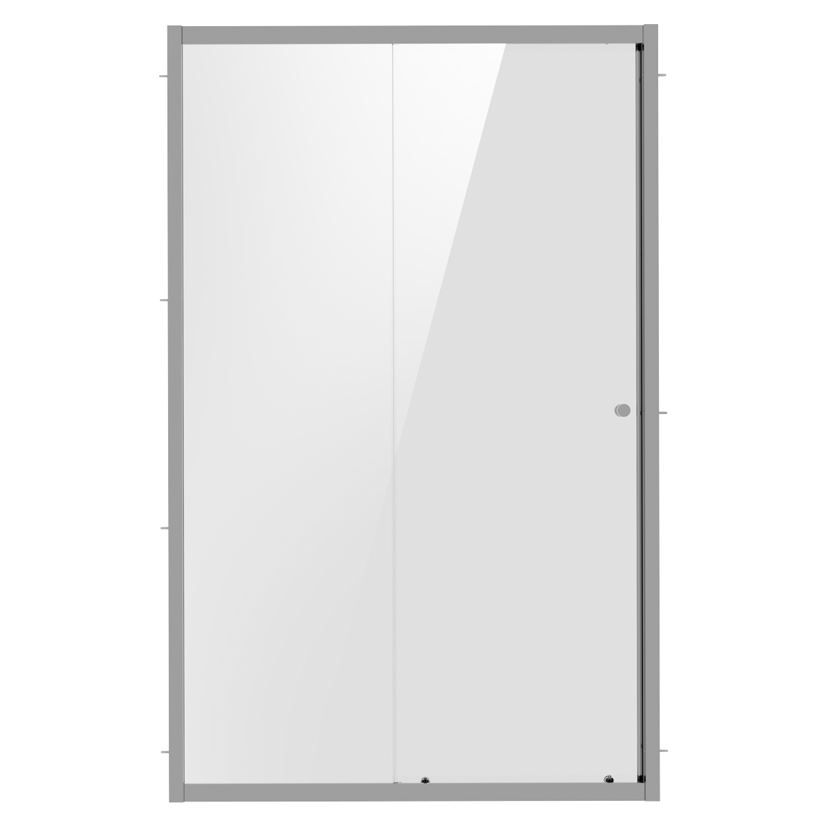 Sealey Sliding Shower Door 1000 x 1850mm, 6mm Tempered Glass, Reversible - Chrome Model No-DH292