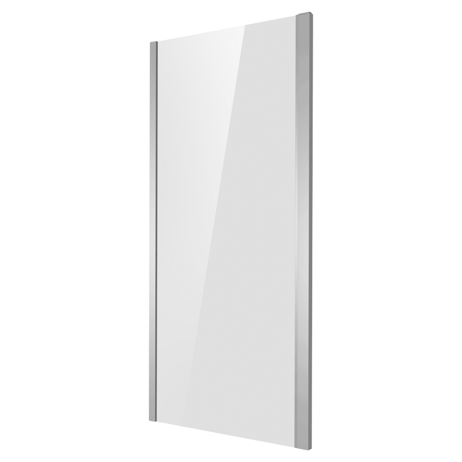 Sealey Baridi Side Panel for Sliding Shower Doors, 6mm Tempered Glass - Chrome Model No-DH296