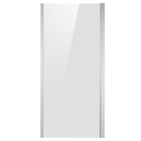 Sealey Baridi Side Panel for Sliding Shower Doors, 6mm Tempered Glass - Chrome Model No-DH296