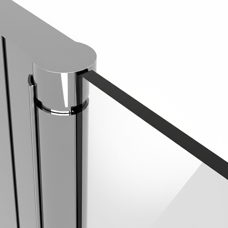 Sealey Pivot Shower Door 800 x 1850mm, 6mm Tempered Glass, Reversible - Chrome Model No-DH303