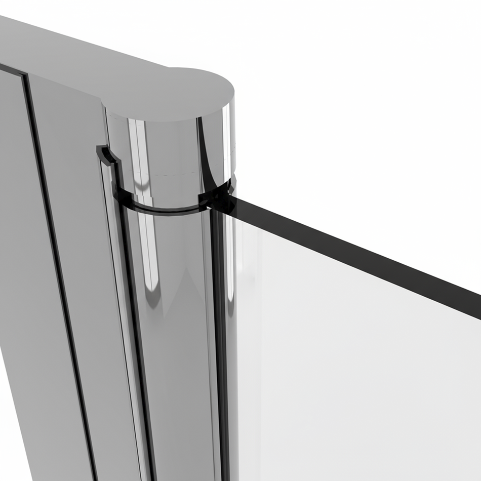 Sealey Bi-Fold Shower Door 800 x 1850mm, 6mm Tempered Glass, Reversible - Chrome Model No-DH305