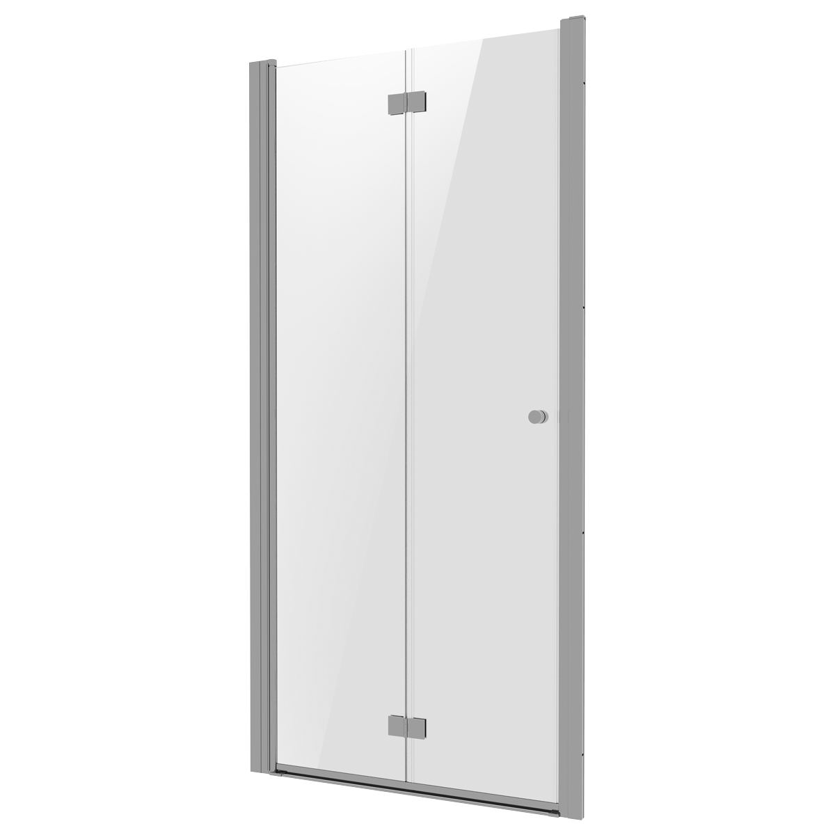 Sealey Bi-Fold Shower Door 800 x 1850mm, 6mm Tempered Glass, Reversible - Chrome Model No-DH305