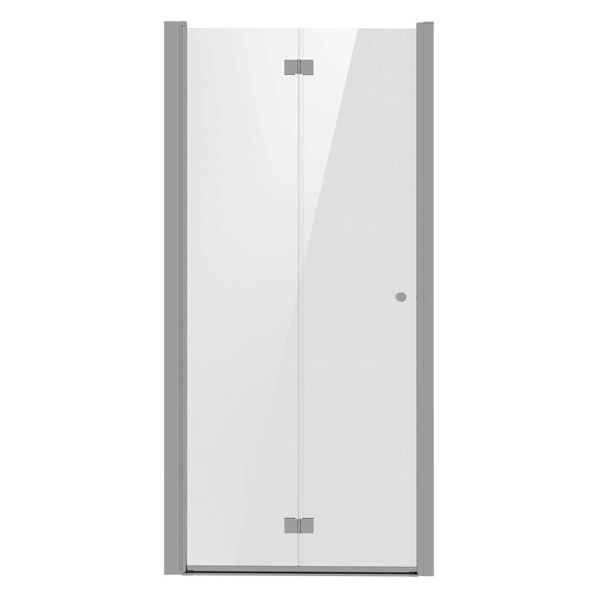 Sealey Bi-Fold Shower Door 800 x 1850mm, 6mm Tempered Glass, Reversible - Chrome Model No-DH305
