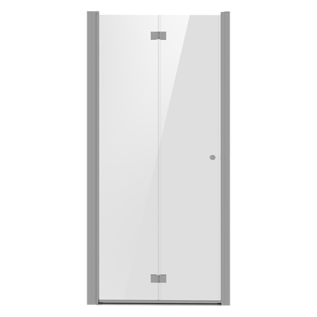 Sealey Bi-Fold Shower Door 800 x 1850mm, 6mm Tempered Glass, Reversible - Chrome Model No-DH305