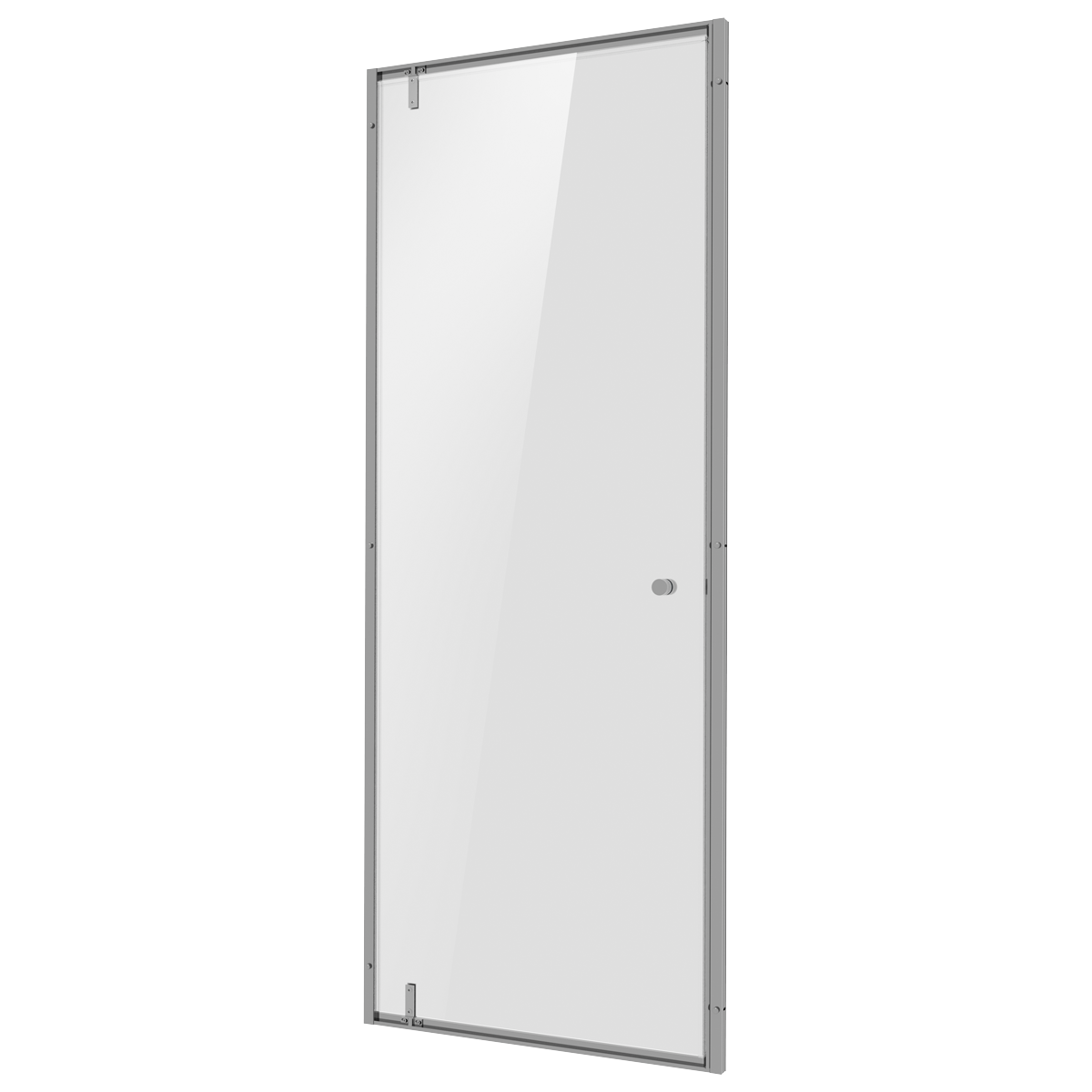 Sealey Hinged Shower Door 800 x 1850mm, 6mm Tempered Glass, Reversible - Chrome Model No-DH306