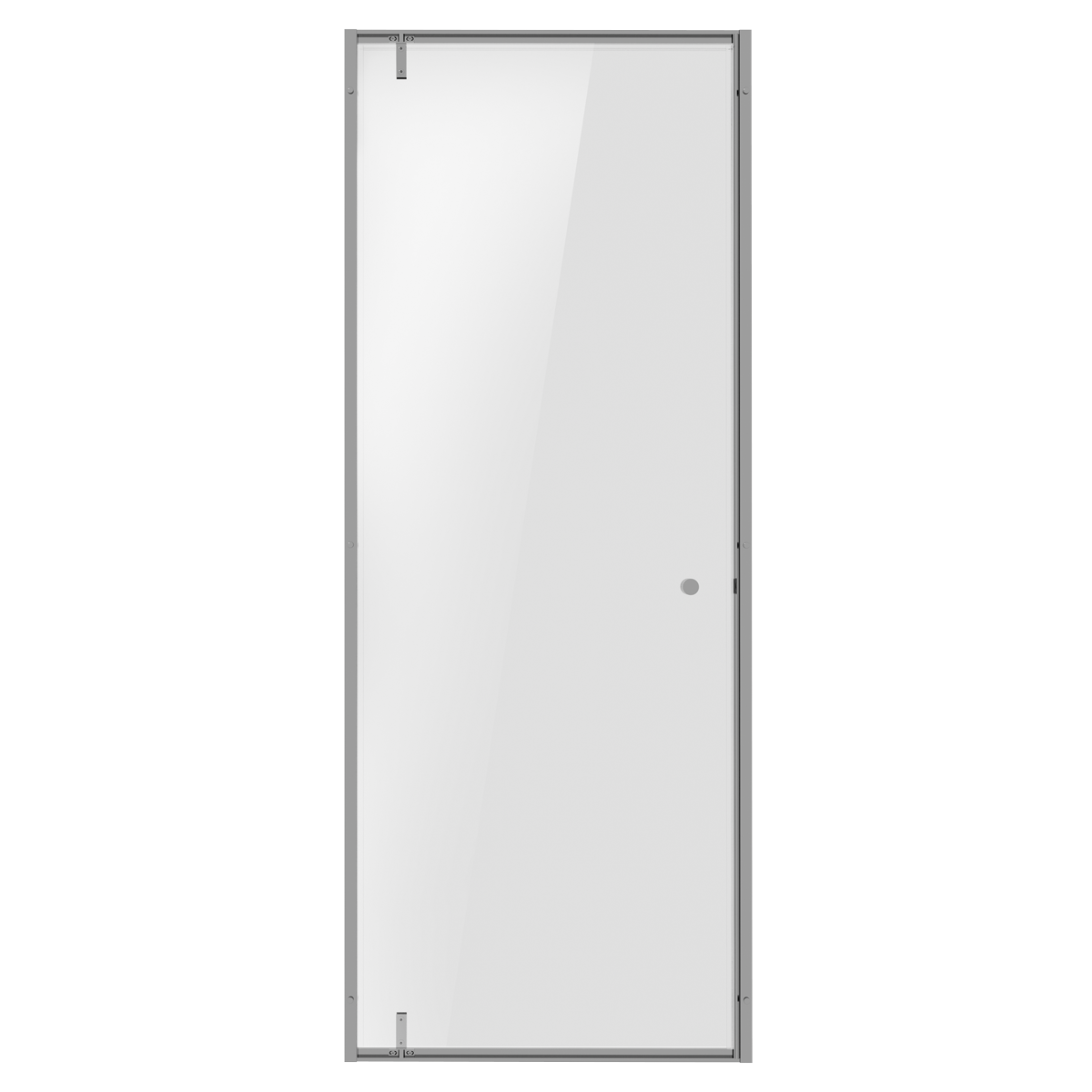 Sealey Hinged Shower Door 800 x 1850mm, 6mm Tempered Glass, Reversible - Chrome Model No-DH306