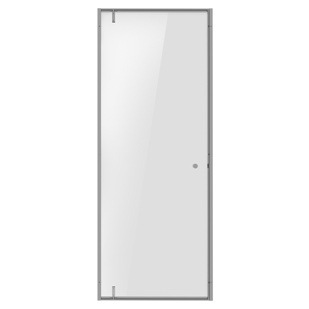 Sealey Hinged Shower Door 800 x 1850mm, 6mm Tempered Glass, Reversible - Chrome Model No-DH306