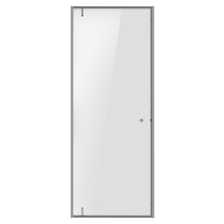 Sealey Hinged Shower Door 800 x 1850mm, 6mm Tempered Glass, Reversible - Chrome Model No-DH306