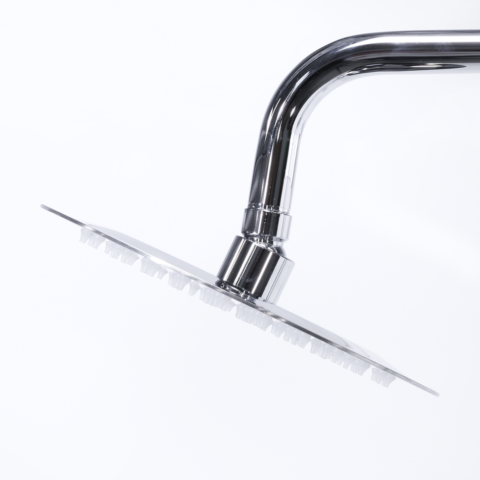 Sealey Thermostatic Shower Mixer Set, 20cm Round Head, Adjustable Rail - Chrome Model No-DH314