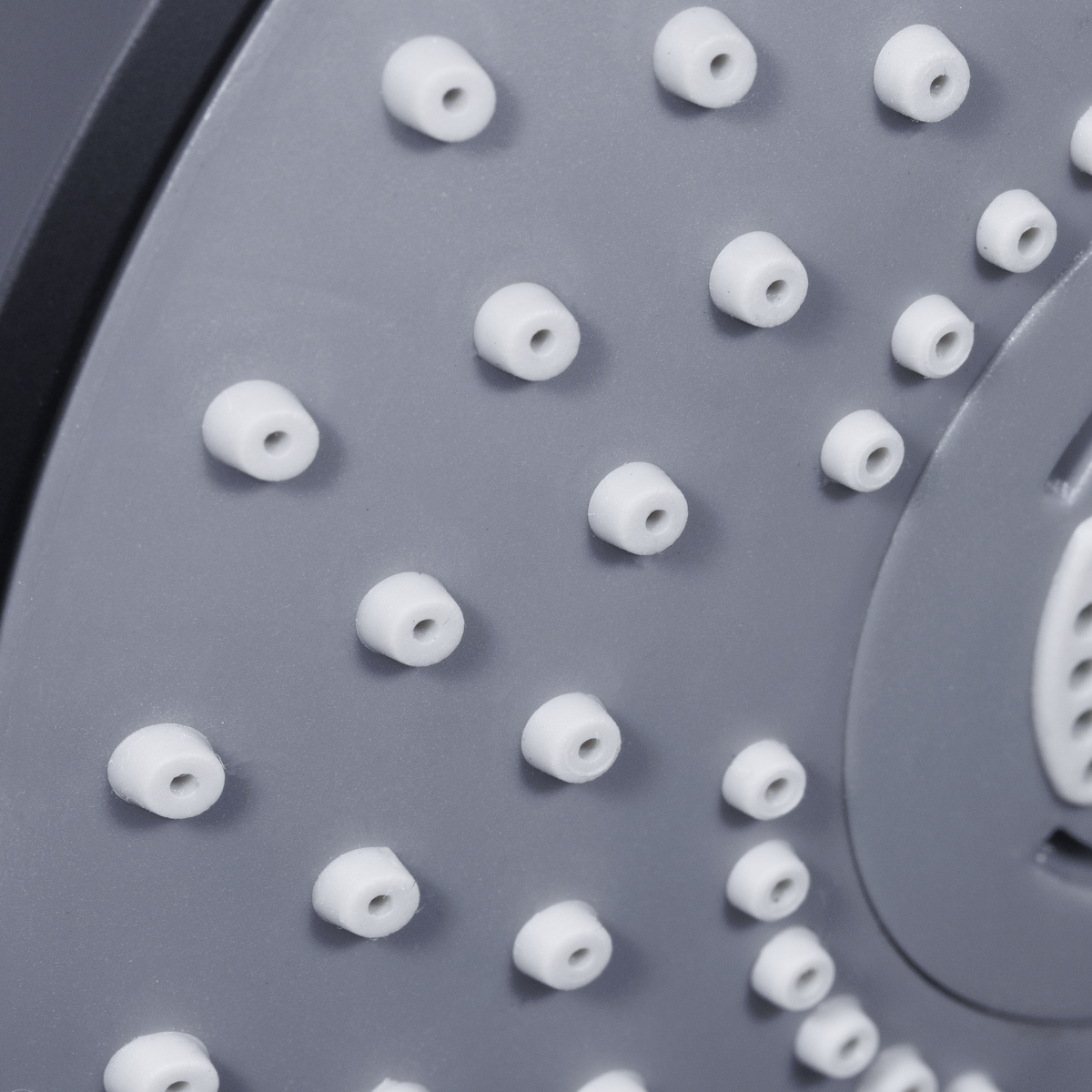 Sealey Thermostatic Shower Mixer Set, 20cm Round Head, Adjustable Rail - Black Model No-DH315