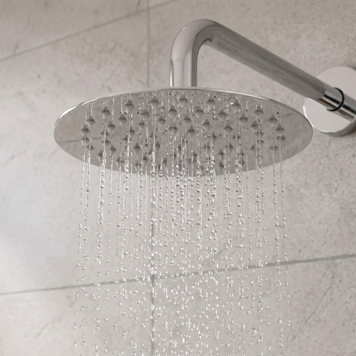 Sealey Concealed Thermostatic Shower Set 20cm Round Head & Hand Shower - Chrome Model No-DH318