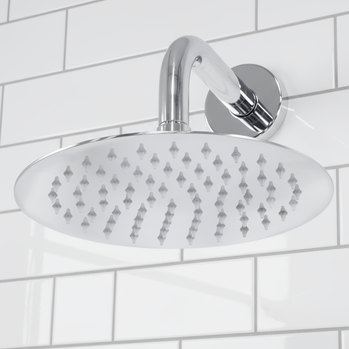 Sealey Concealed Thermostatic Shower Set 20cm Round Head & Hand Shower - Chrome Model No-DH318