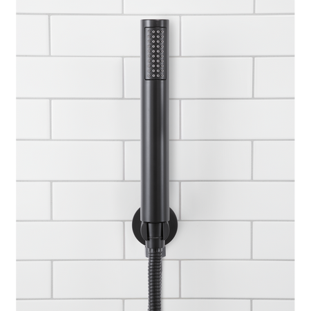 Sealey Concealed Thermostatic Shower Set, 20cm Round Head & Hand Shower - Black Model No-DH319