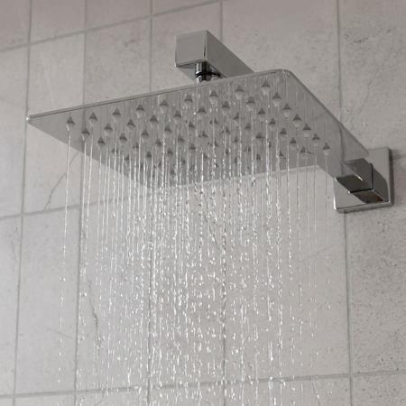 Sealey Concealed Thermostatic Shower Set 20 x 20cm Square Head & Hand Shower - Chrome Model No-DH320