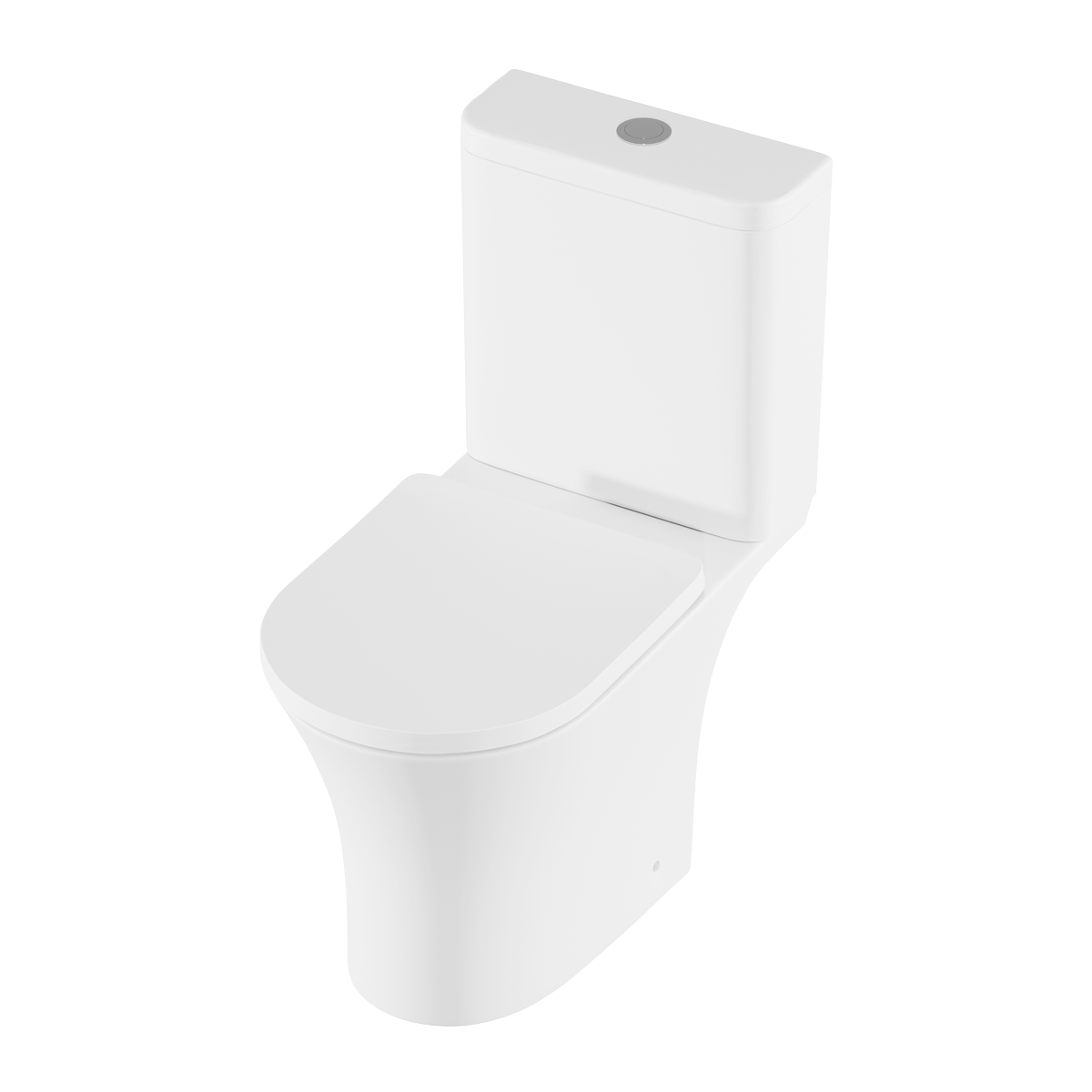 Sealey Baridi Close-Coupled Toilet with Soft Close Seat, Dual Flush Cistern & Rimless Flush – White Model No-DH332
