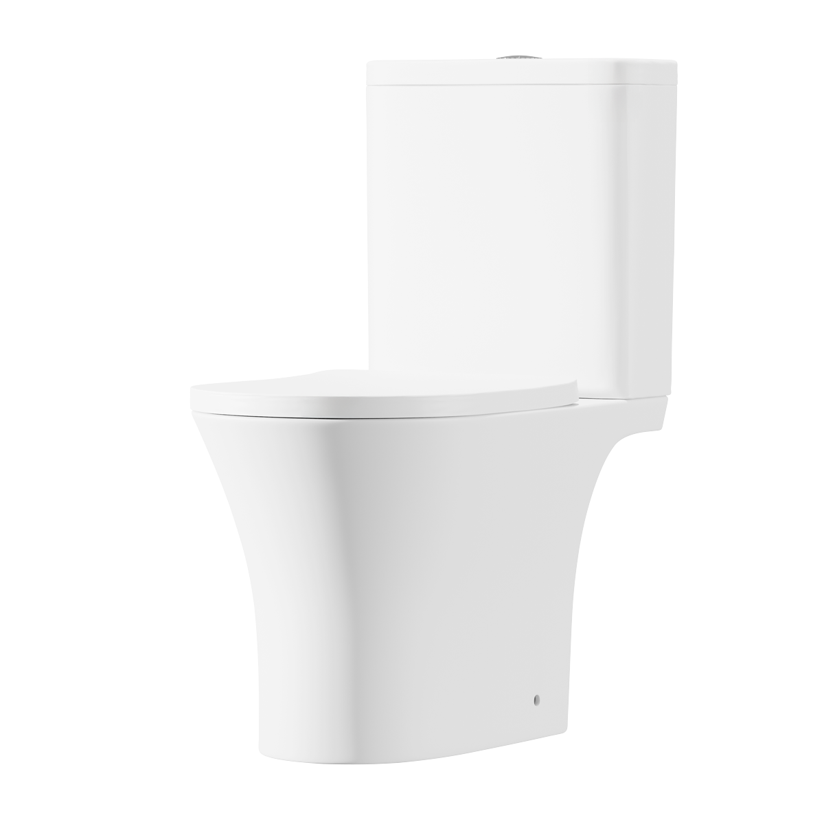 Sealey Baridi Close-Coupled Toilet with Soft Close Seat, Dual Flush Cistern & Rimless Flush – White Model No-DH332