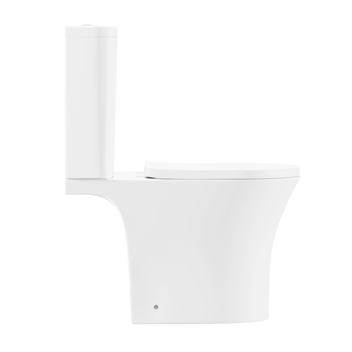 Sealey Baridi Close-Coupled Toilet with Soft Close Seat, Dual Flush Cistern & Rimless Flush – White Model No-DH332