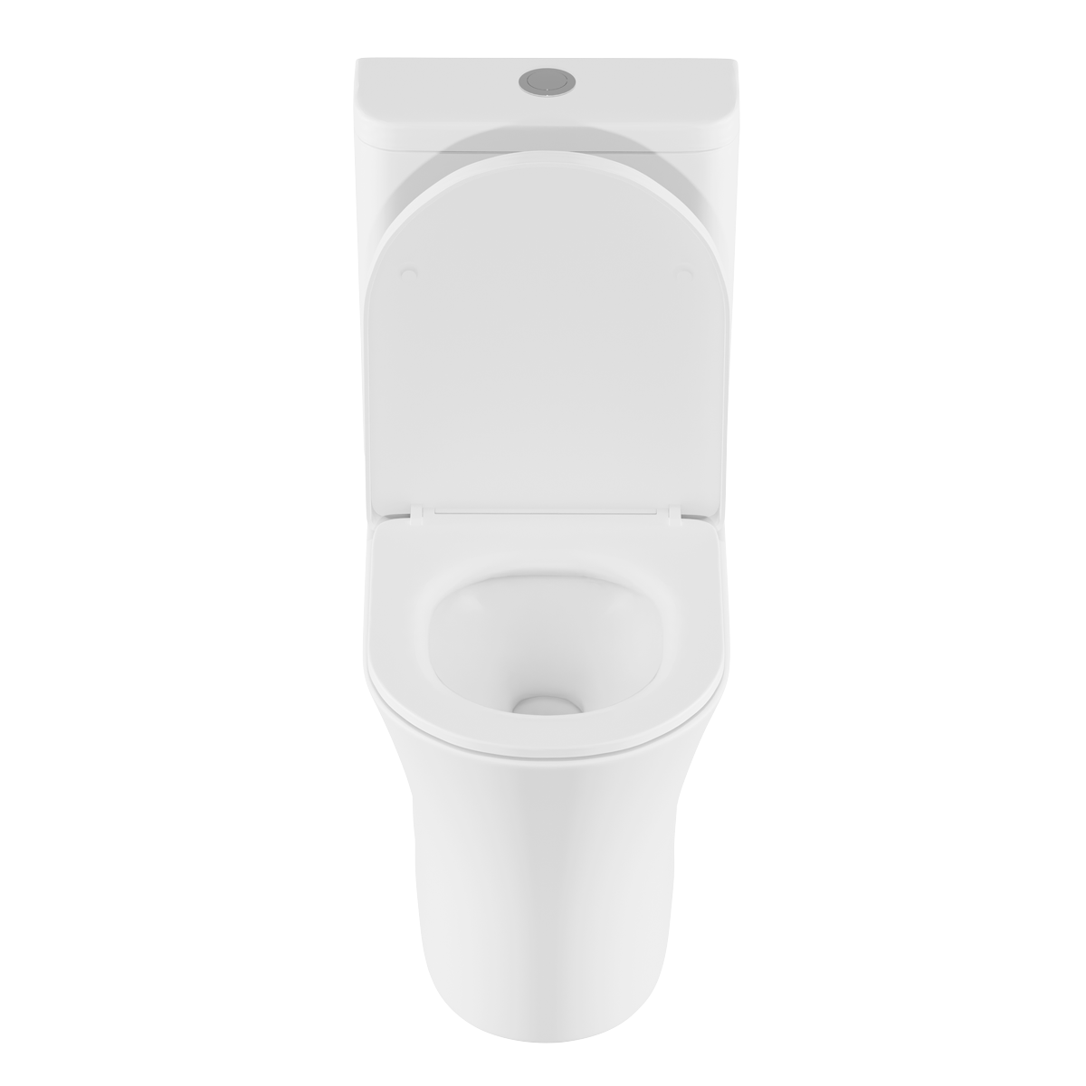 Sealey Baridi Close-Coupled Toilet with Soft Close Seat, Dual Flush Cistern & Rimless Flush – White Model No-DH332