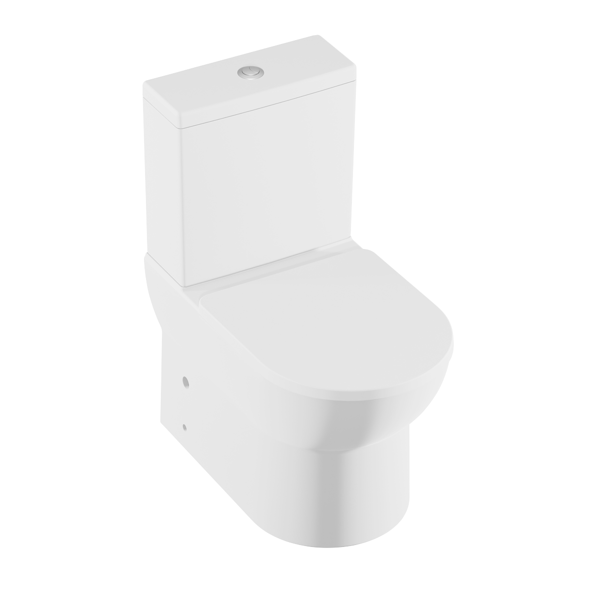 Sealey Baridi Close-Coupled Toilet with Soft Close Seat, Dual Flush Cistern & Rimless Flush – White Model No-DH333