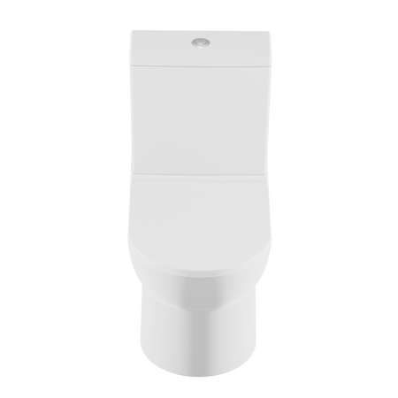Sealey Baridi Close-Coupled Toilet with Soft Close Seat, Dual Flush Cistern & Rimless Flush – White Model No-DH333
