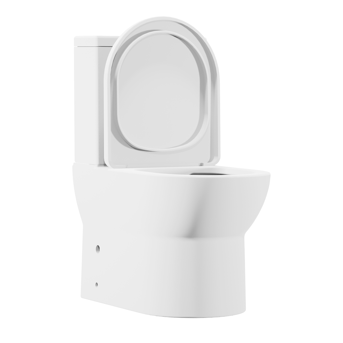 Sealey Baridi Close-Coupled Toilet with Soft Close Seat, Dual Flush Cistern & Rimless Flush – White Model No-DH333