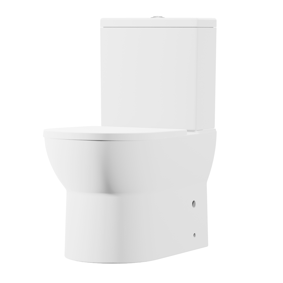 Sealey Baridi Close-Coupled Toilet with Soft Close Seat, Dual Flush Cistern & Rimless Flush – White Model No-DH333