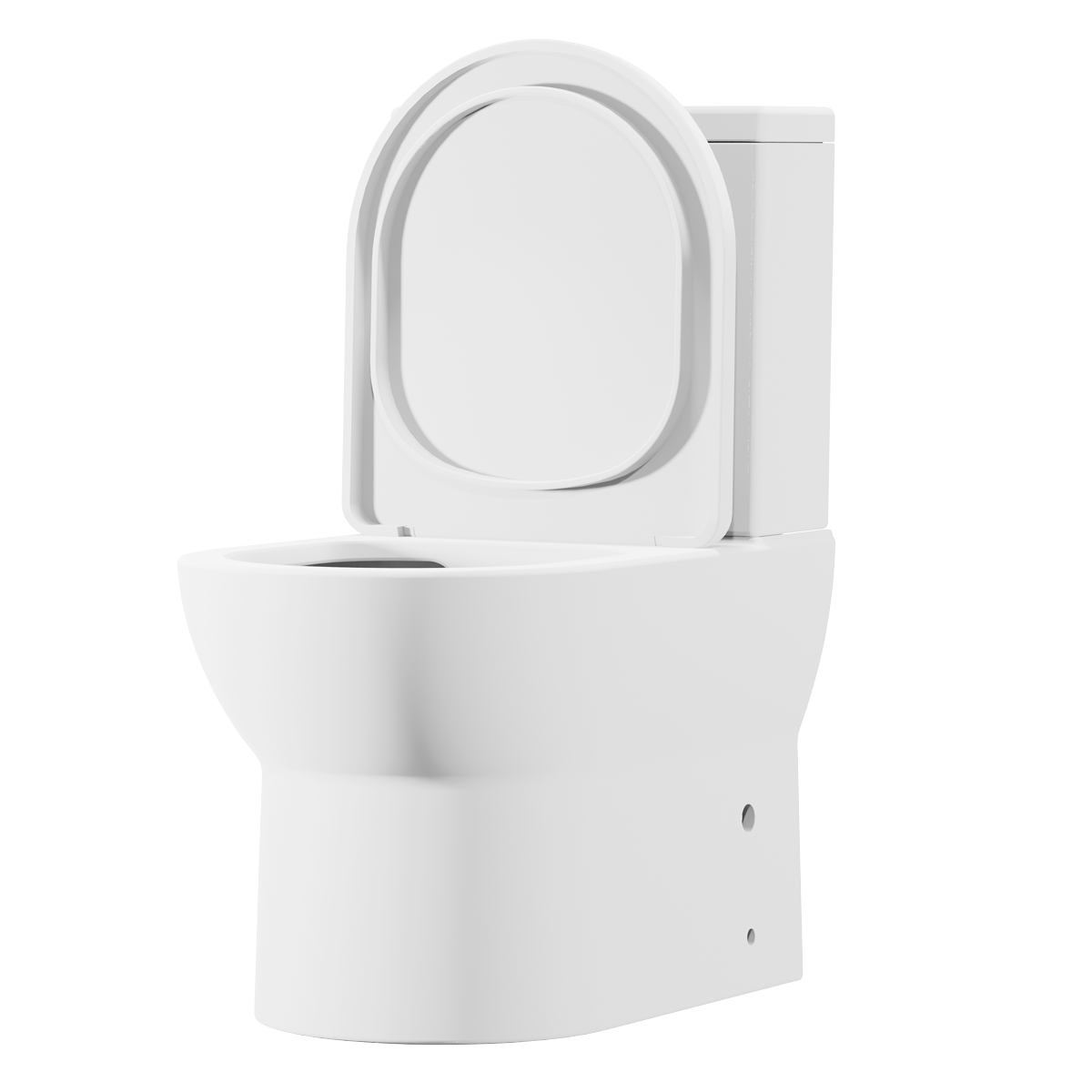 Sealey Baridi Close-Coupled Toilet with Soft Close Seat, Dual Flush Cistern & Rimless Flush – White Model No-DH333