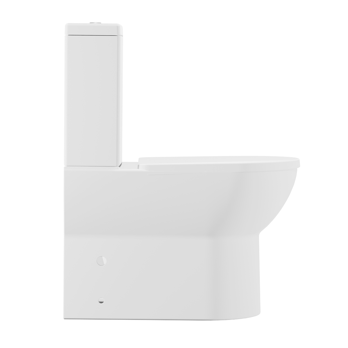 Sealey Baridi Close-Coupled Toilet with Soft Close Seat, Dual Flush Cistern & Rimless Flush – White Model No-DH333