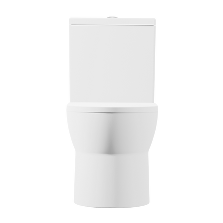 Sealey Baridi Close-Coupled Toilet with Soft Close Seat, Dual Flush Cistern & Rimless Flush – White Model No-DH333