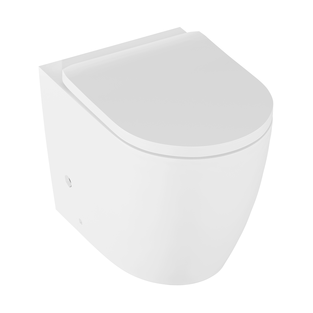 Sealey Back-to-Wall Toilet with Soft Close Seat & Rimless Flush – White Model No-DH334