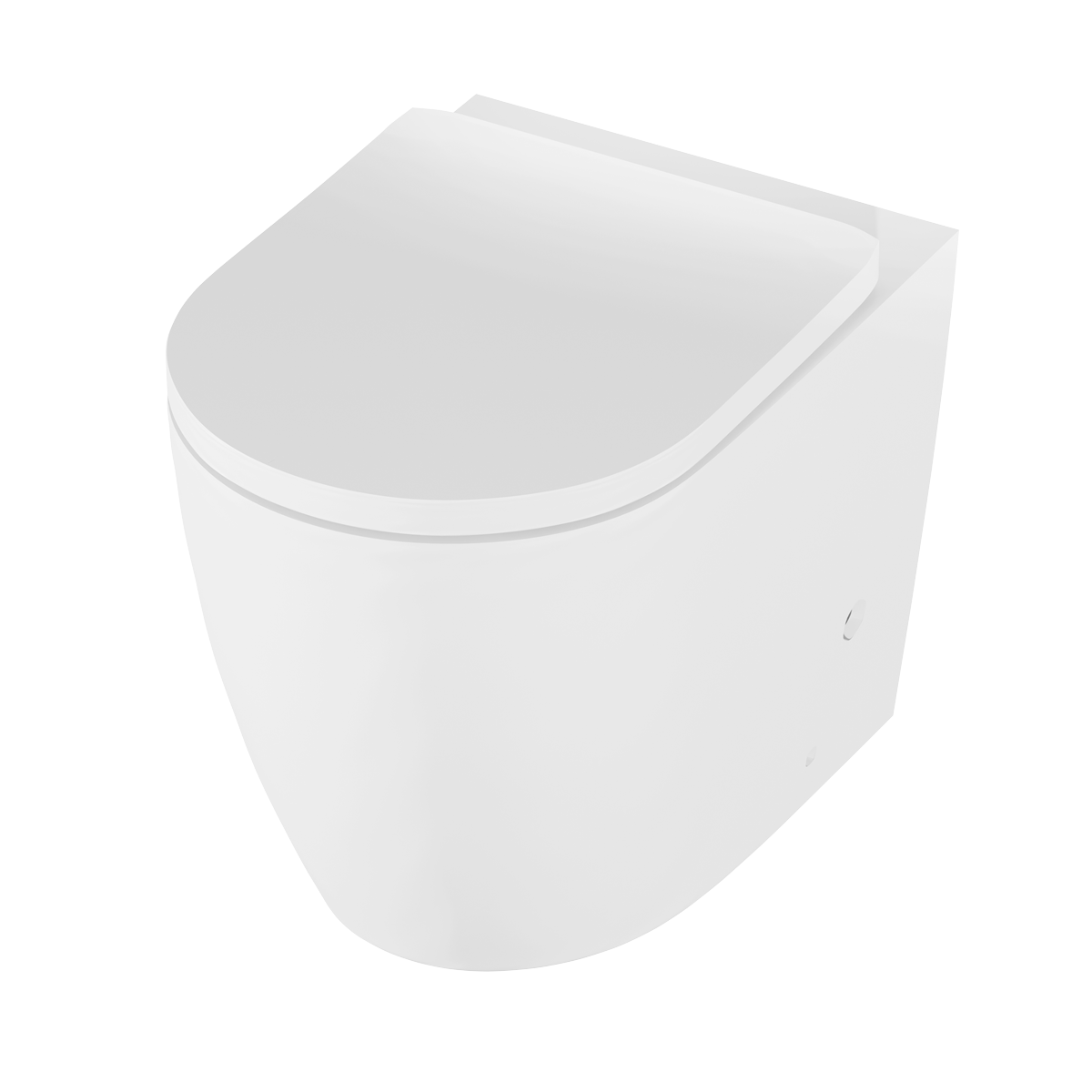 Sealey Back-to-Wall Toilet with Soft Close Seat & Rimless Flush – White Model No-DH334