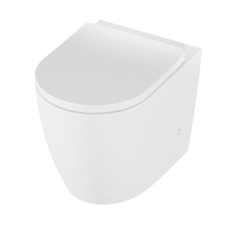 Sealey Back-to-Wall Toilet with Soft Close Seat & Rimless Flush – White Model No-DH334