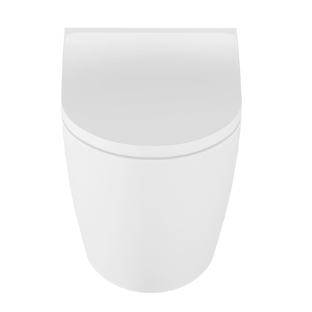 Sealey Back-to-Wall Toilet with Soft Close Seat & Rimless Flush – White Model No-DH334
