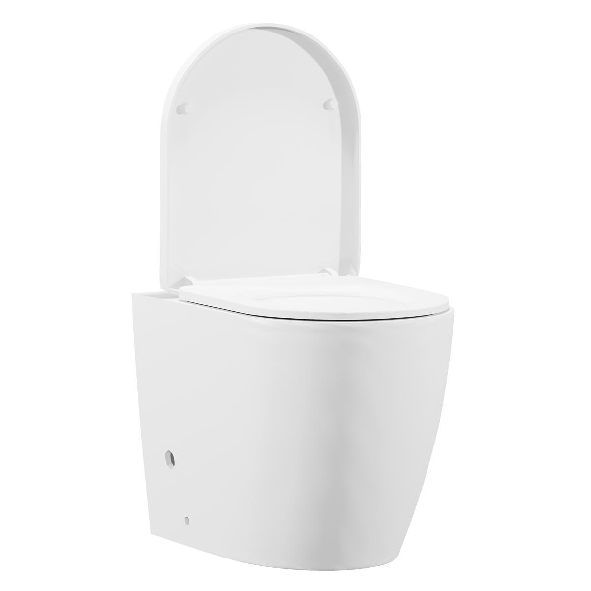 Sealey Back-to-Wall Toilet with Soft Close Seat & Rimless Flush – White Model No-DH334