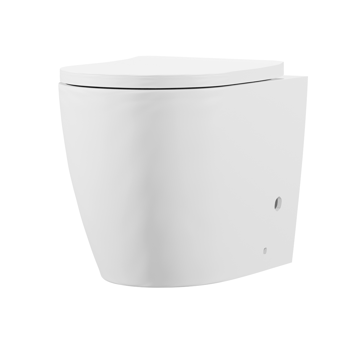Sealey Back-to-Wall Toilet with Soft Close Seat & Rimless Flush – White Model No-DH334