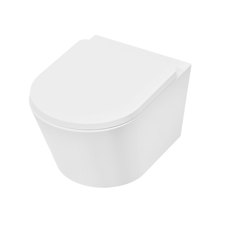 Sealey Wall Hung Toilet with Soft Close Seat & Rimless Flush – White Model No-DH335