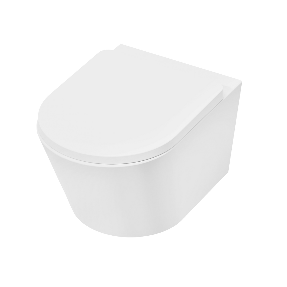 Sealey Wall Hung Toilet with Soft Close Seat & Rimless Flush – White Model No-DH335