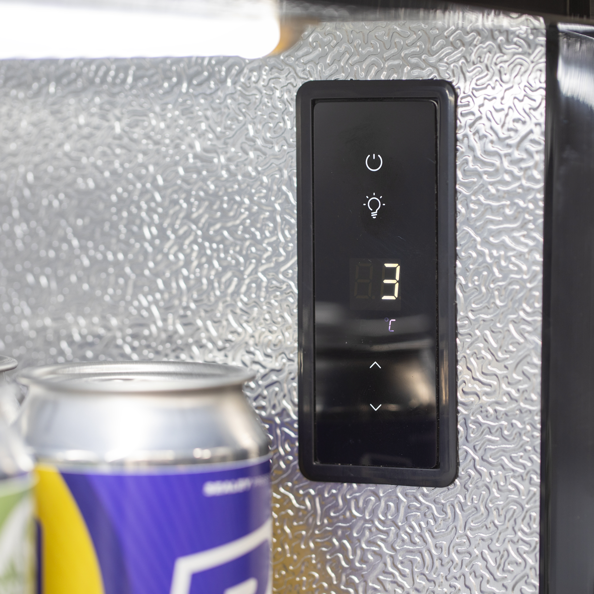 Sealey Baridi Back Bar Drinks Fridge/Cooler with Triple Hinged Door & Security Lock 307L - Black Model No-DH336