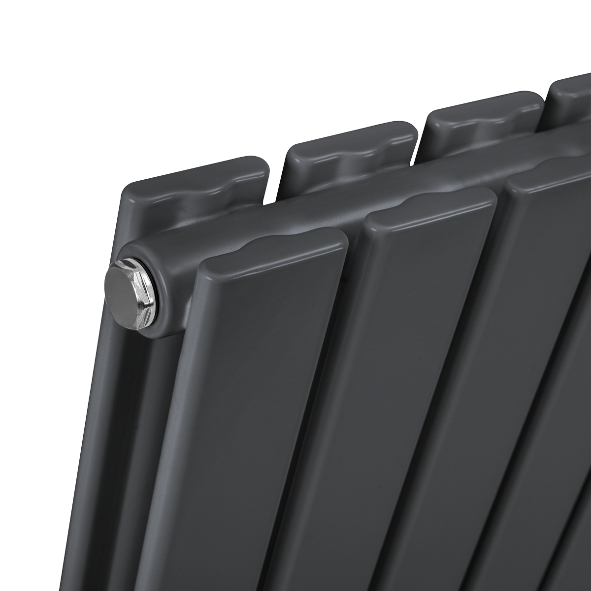 Sealey Baridi Horizontal Radiator Contemporary Double Flat Panel Design 420 x 600mm – Anthracite Model No-DH338