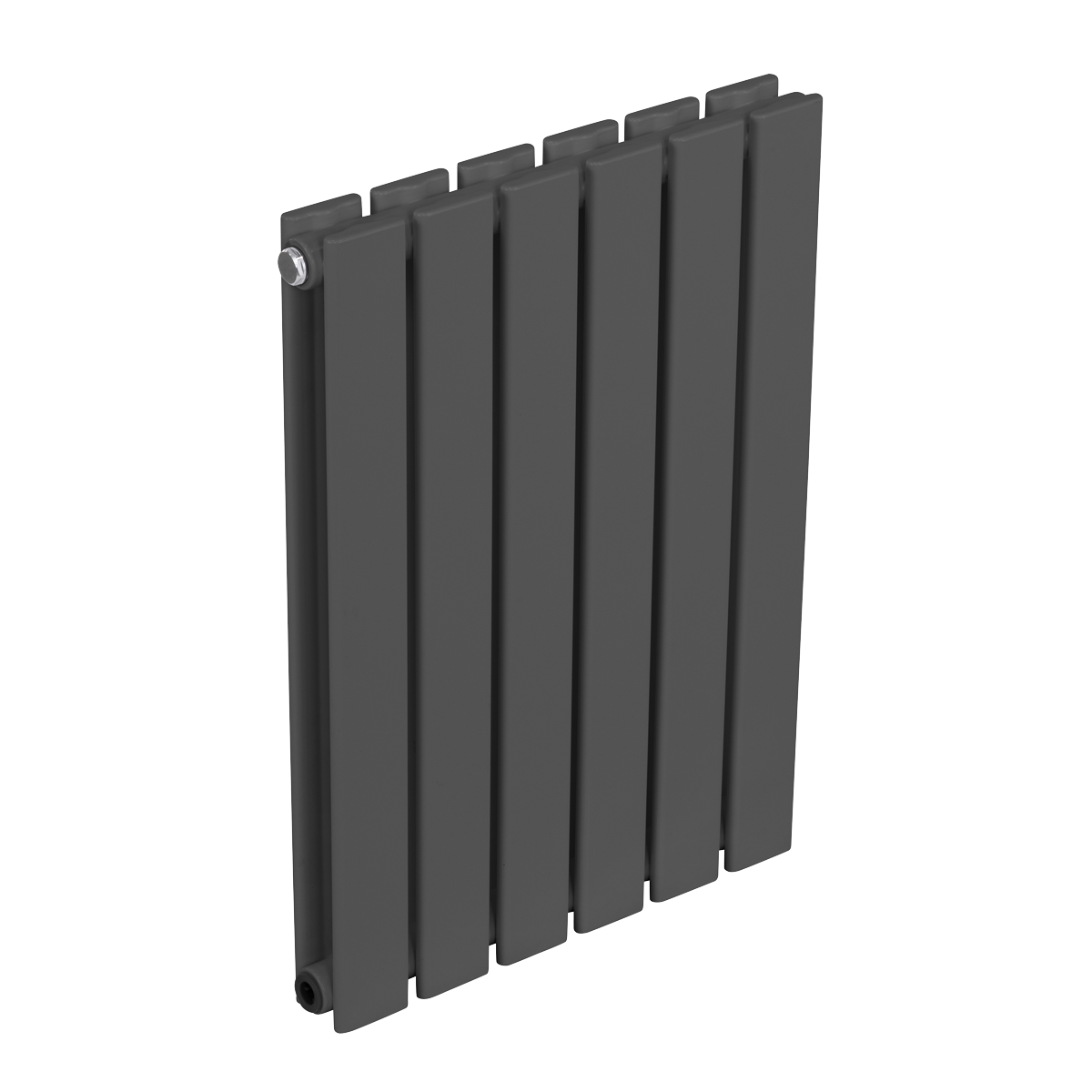 Sealey Baridi Horizontal Radiator Contemporary Double Flat Panel Design 420 x 600mm – Anthracite Model No-DH338