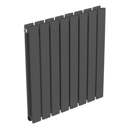 Sealey Baridi Horizontal Radiator Contemporary Double Flat Panel Design 600 x 560mm – Anthracite Model No-DH339